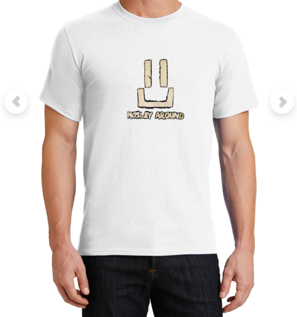 Mosley Around - White/Gold T-Shirt image