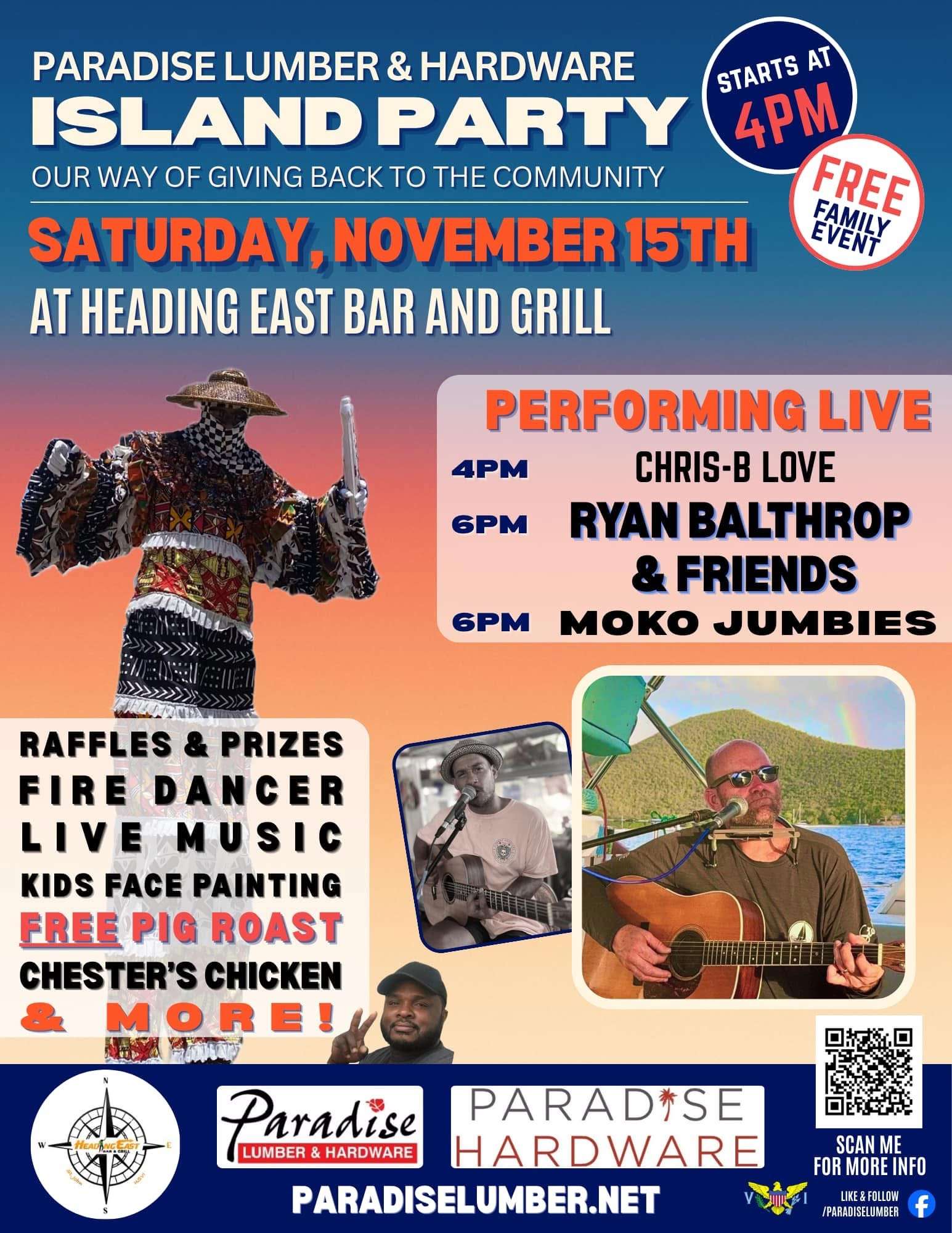 Paradise lumber community event